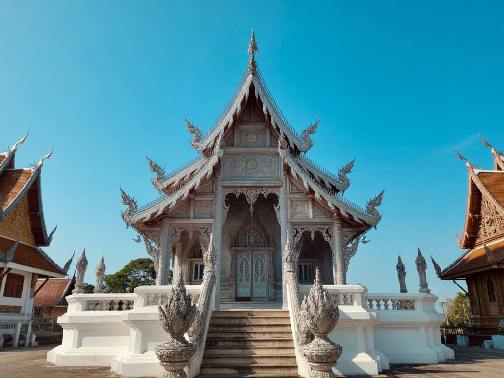 Le blue temple chiang rai : architecture, spiritualité et photographies
