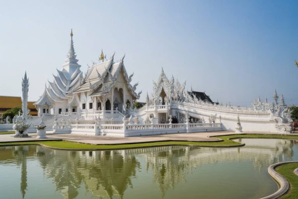 Temple blanc chiang rai : visite du wat rong khun et ses symboles uniques